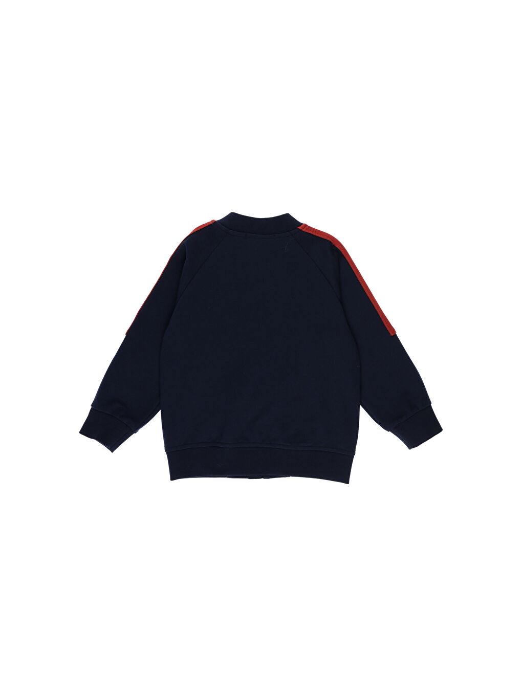 Lacivert Erkek Çocuk Kolej Yaka Arma Detay Sweatshirt-2