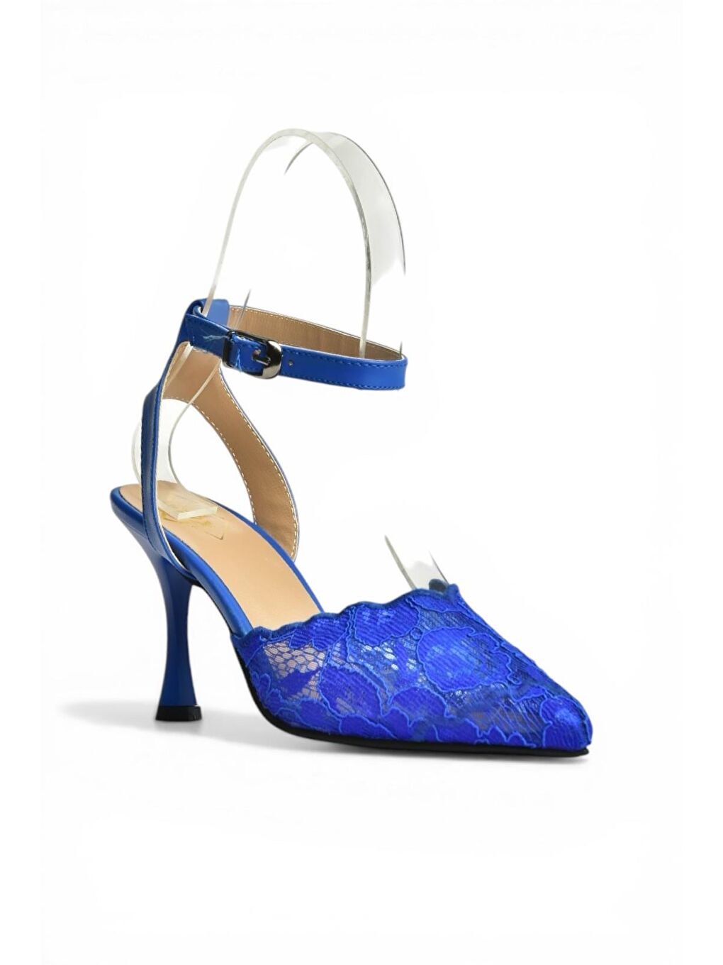 Saks Mavi Kadın Topuklu Ayakkabı Y752044206-2