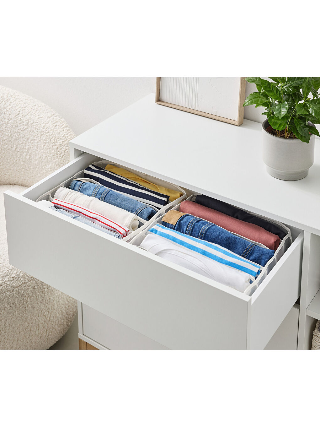 Gri 2 Adet Gardırop Düzenleyici-1