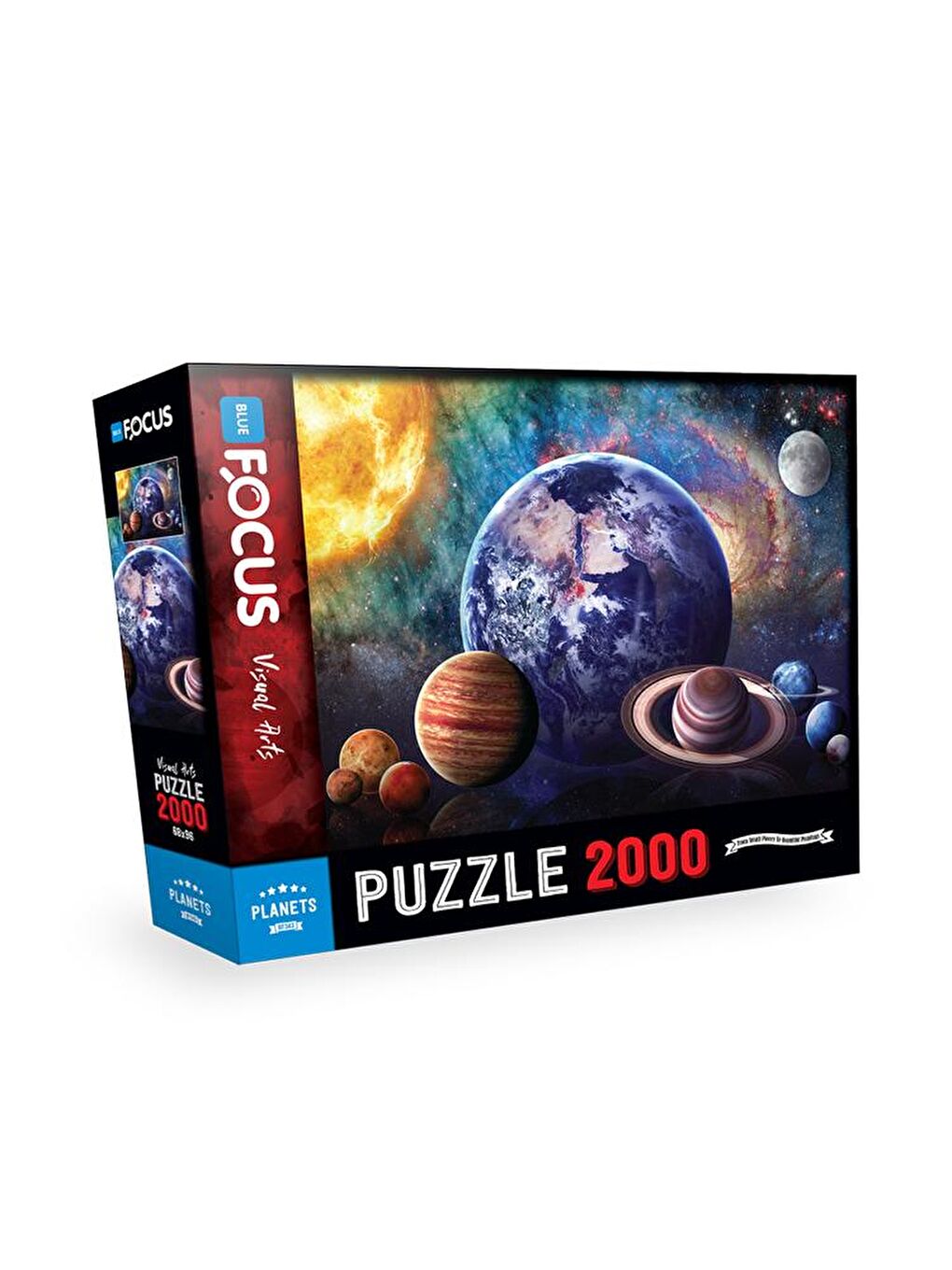 Blue Focus Karışık 2000 Parça Puzzle - Gezegenler (Planets) - 1