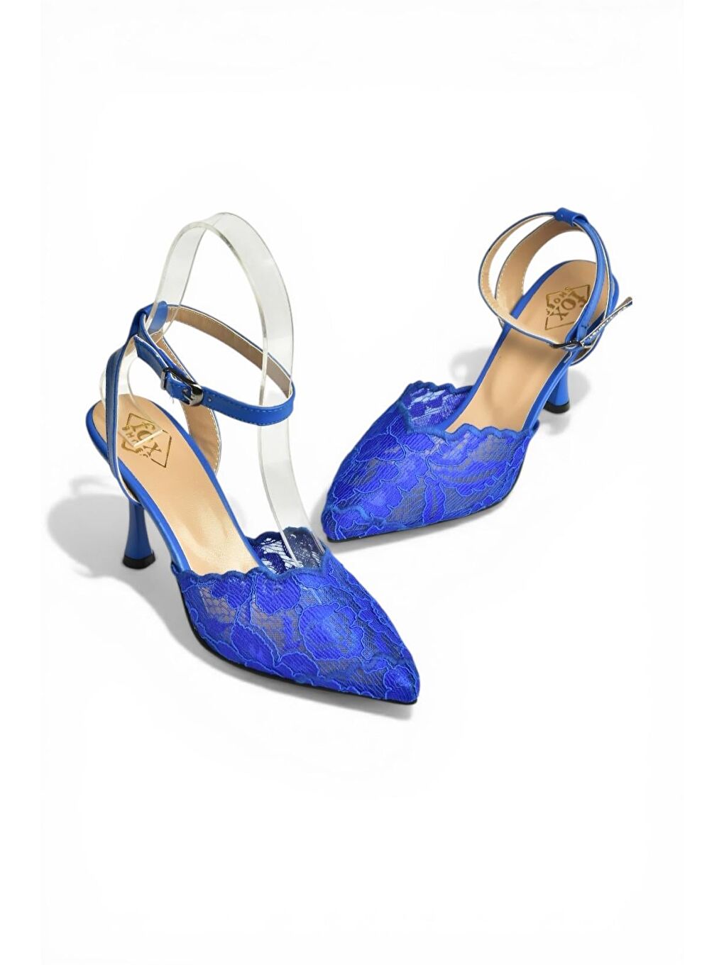 Saks Mavi Kadın Topuklu Ayakkabı Y752044206-4