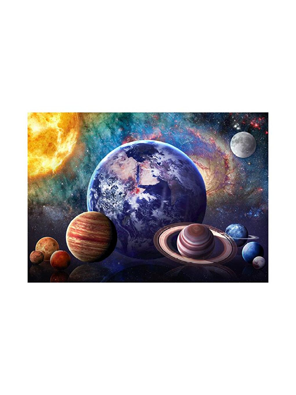 Blue Focus Karışık 2000 Parça Puzzle - Gezegenler (Planets) - 2