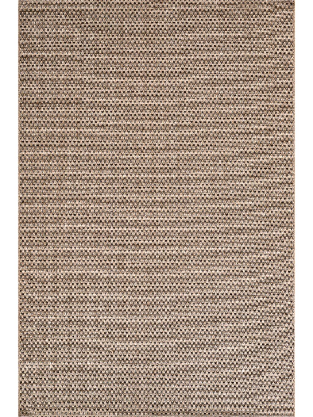 Sisaluna 4442 Bej Jüt Tabanlı Modern Dokuma Kilim Sisal Hasır Halı-120x170-4