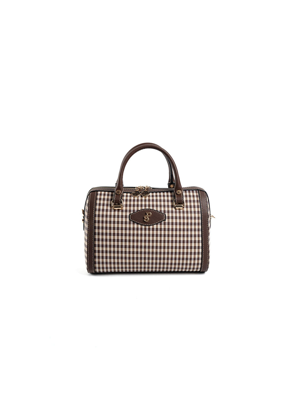 Kahverengi Kadın Omuz Çantası 1091-47873 SILVER POLO BAYAN ÇANTASI M191 KAHVE SARI-MAT KAHVE-1