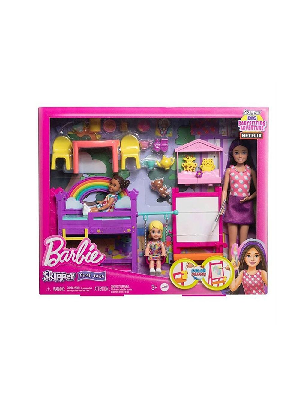 BARBIE Skipper Bebek Bakıcılığı Eğlencesi Oyun Seti HND18 - 1