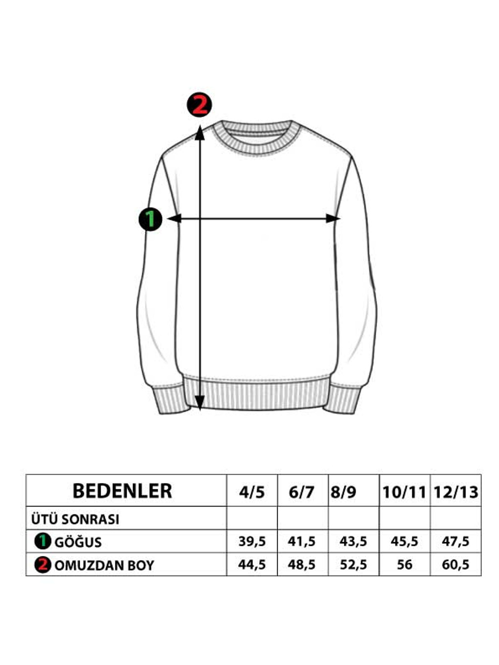 Pembe Kız Çocuk Komple Gülen İfade Baskılı Sweatshirt-1