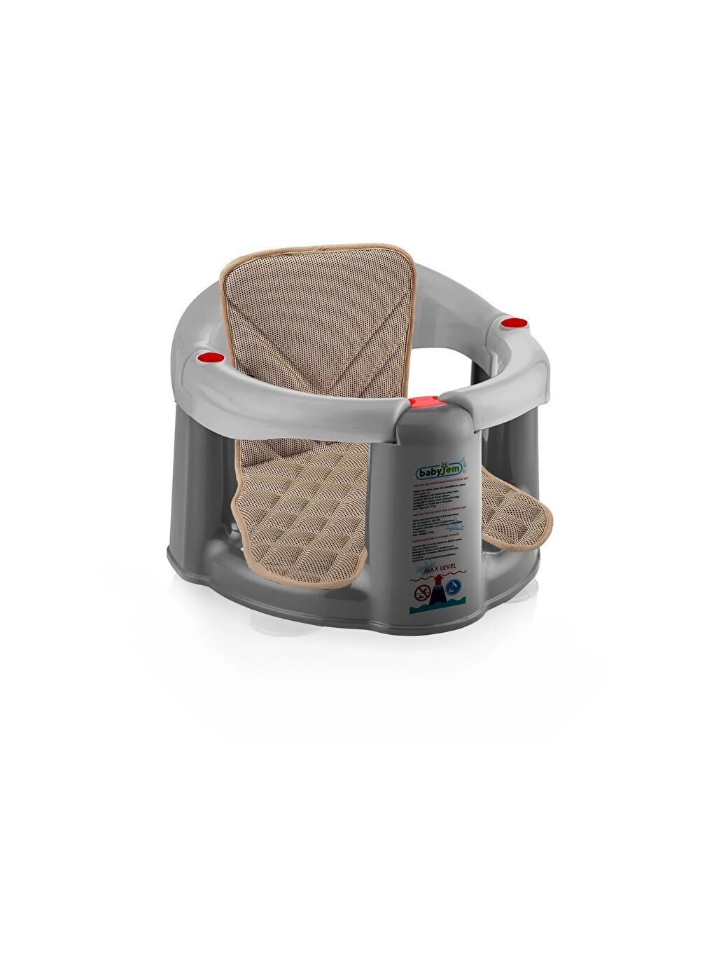 Önden Açılır Banyo Mama Oturağı Minderi Konfor Pedi Taş-1