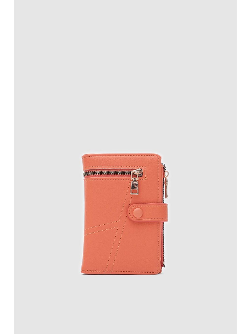 Earl Fermuarlı Cüzdan Turuncu-1