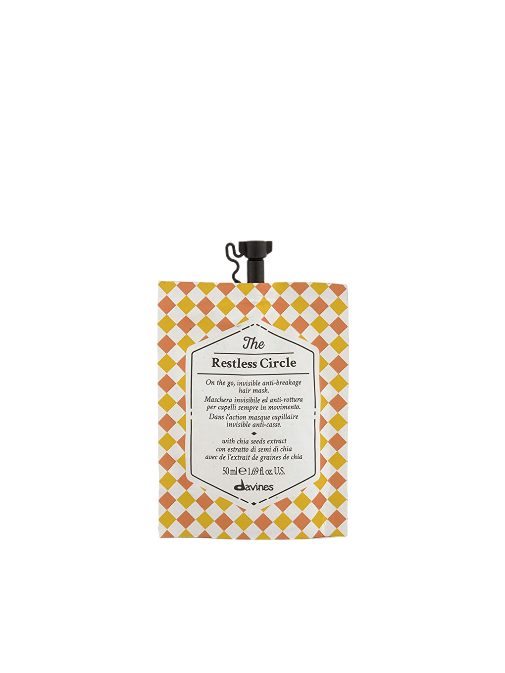 Davines Renksiz The Restless Circle Tüm Saçlar için Kırık Uç Önleyici Maske 50ml