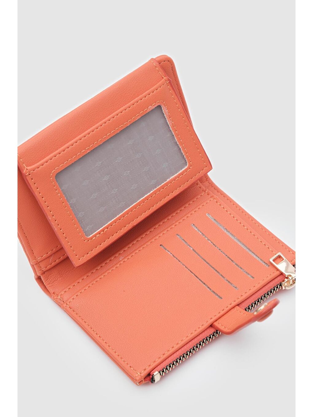 Earl Fermuarlı Cüzdan Turuncu-3