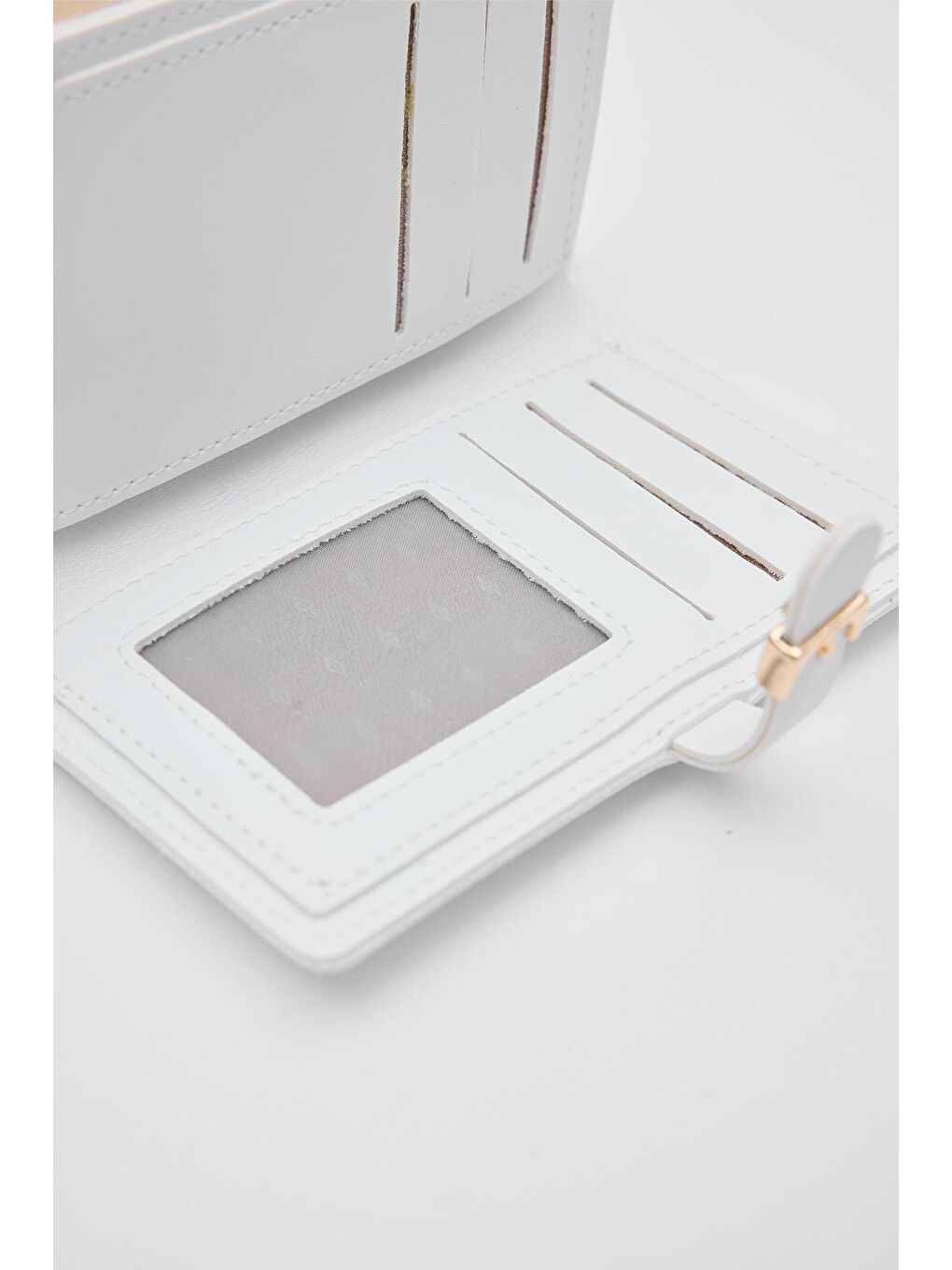 Mua Kilitli Cüzdan  Beyaz-3