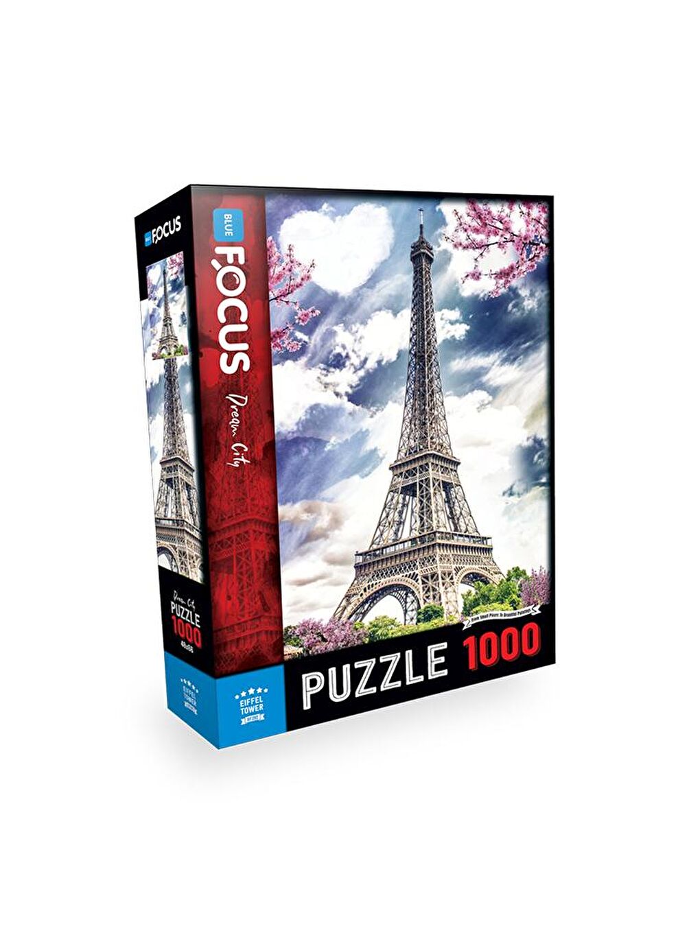 Blue Focus Karışık 1000 Parça Puzzle - Eyfel Kulesi (Eiffel Tower) - 1