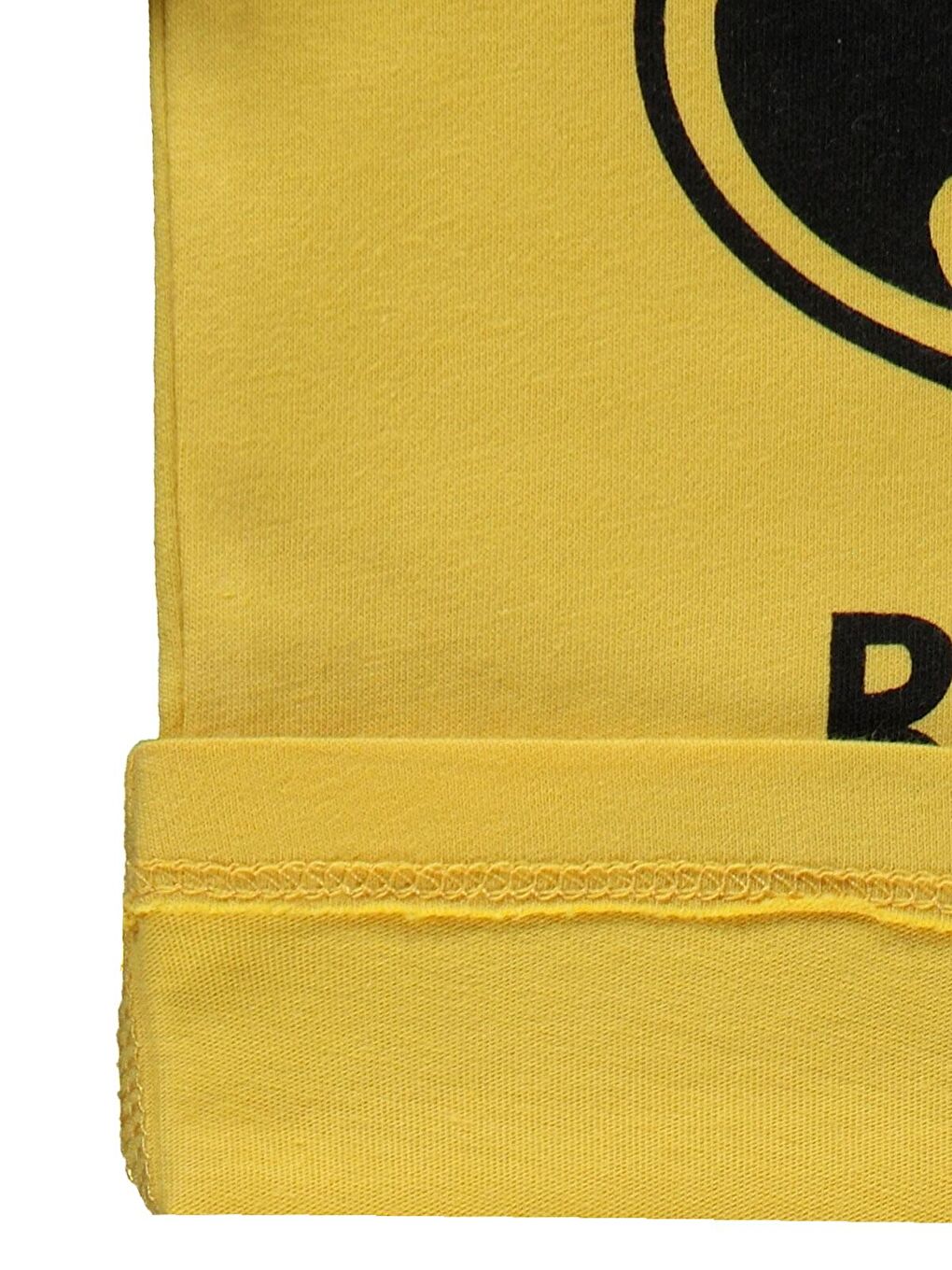 Kahverengi Batman Erkek Bebek Tişört 6-18 Ay Hardal-1