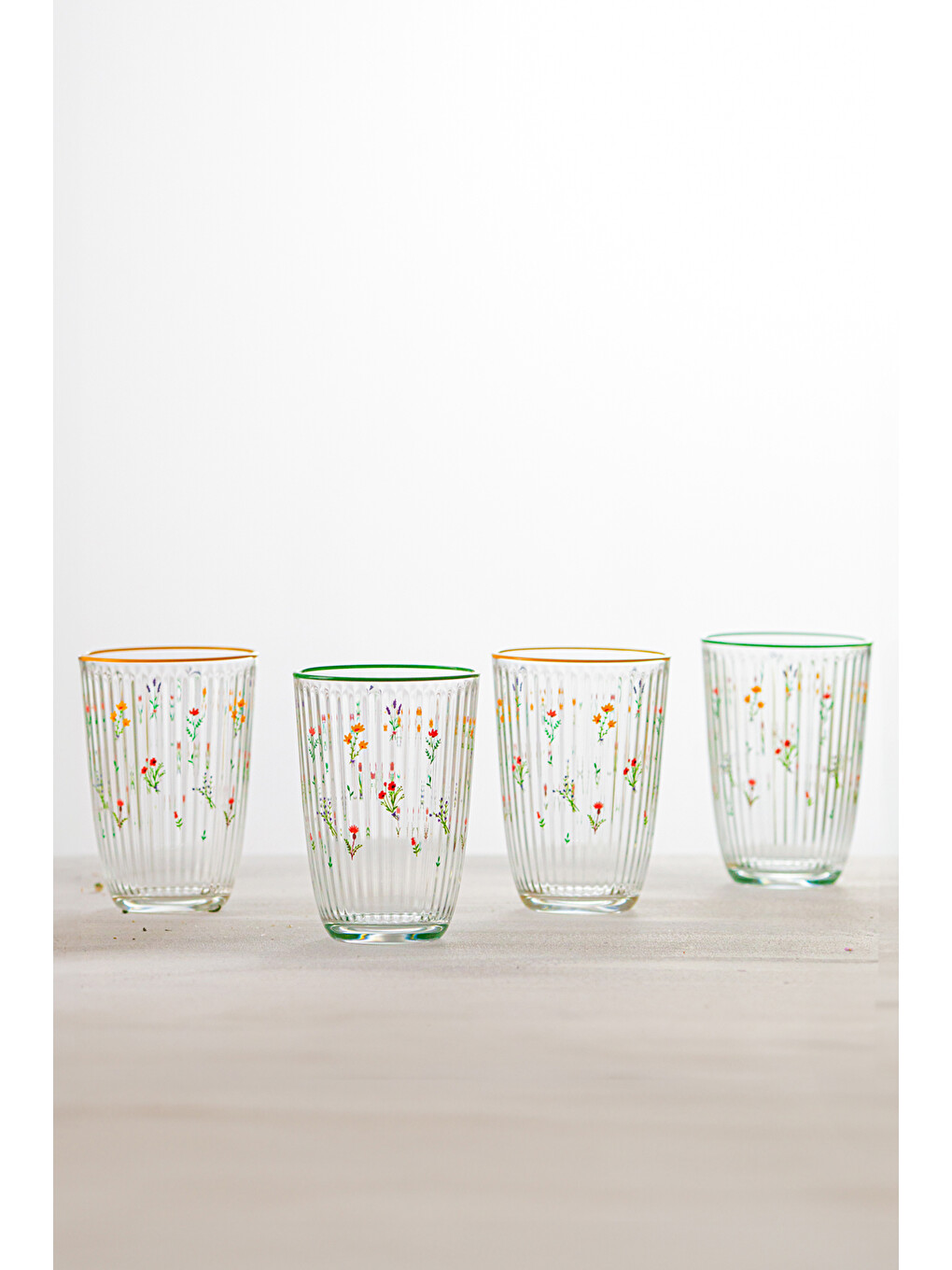 Renksiz Botanical 4'lü Meşrubat Bardağı Seti 395 cc-2