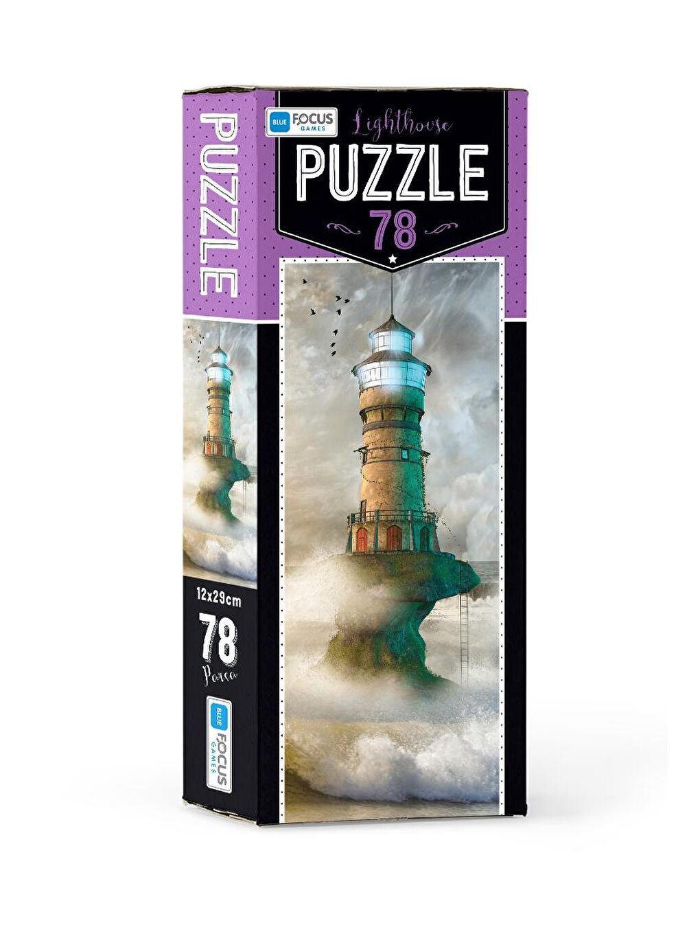 Blue Focus Karışık 78 Parça Puzzle - Lighthouse - 1