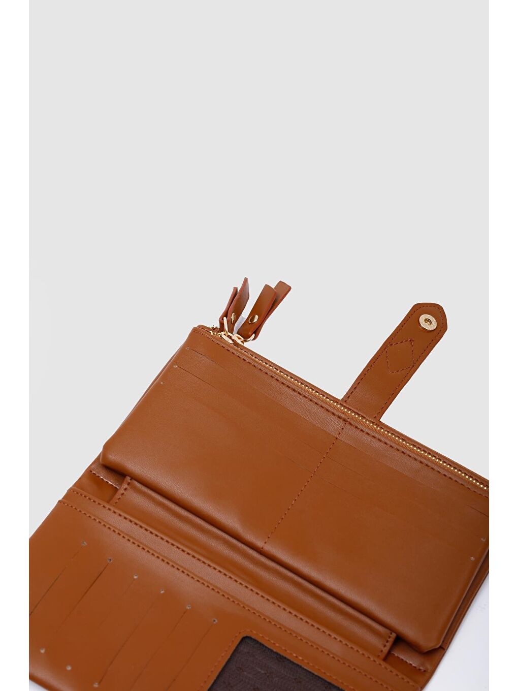 Kahverengi Mary Portföy Cüzdan  Taba-1