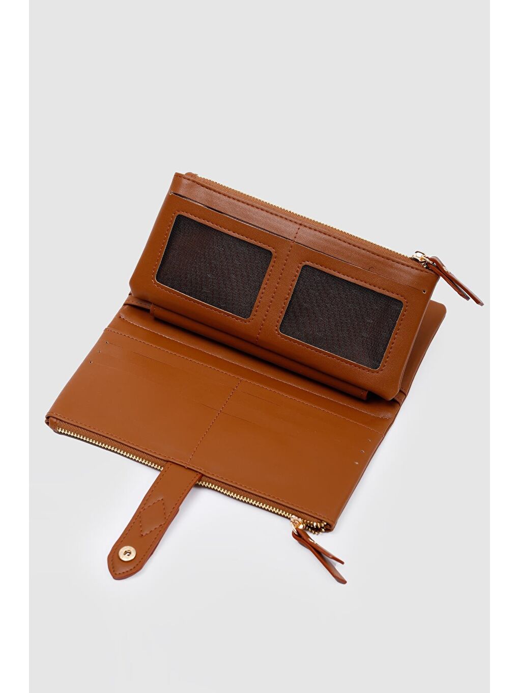 Kahverengi Mary Portföy Cüzdan  Taba-3