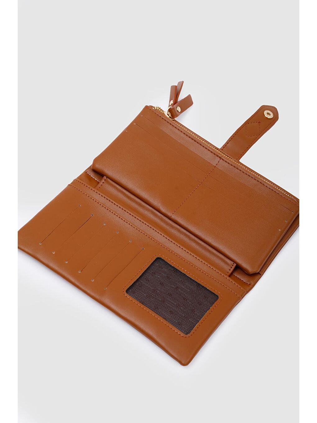 Kahverengi Mary Portföy Cüzdan  Taba-4