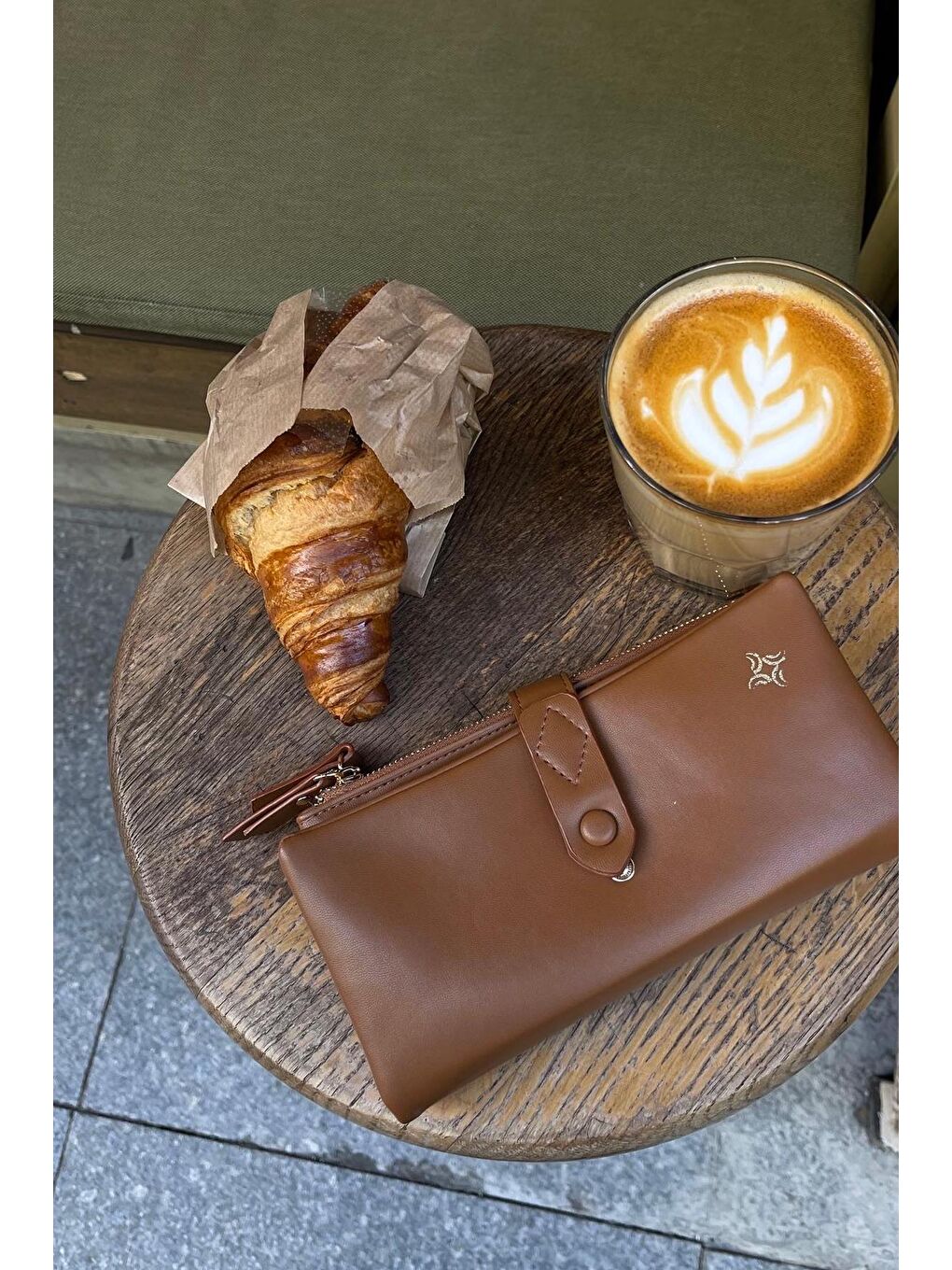 Kahverengi Mary Portföy Cüzdan  Taba-5