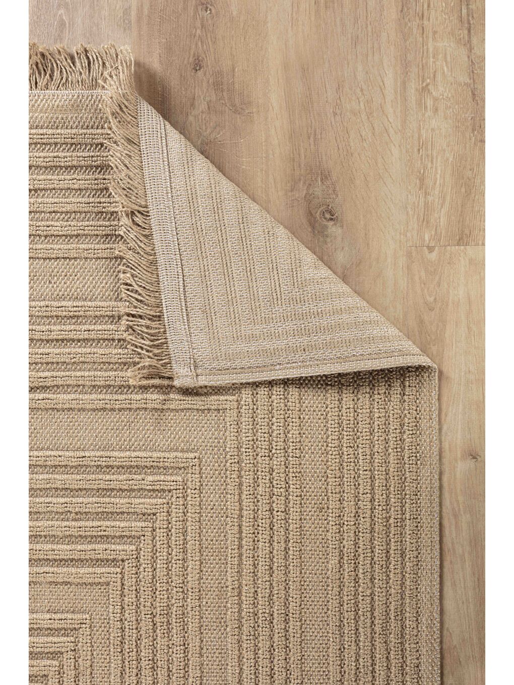 Natura 6662 %100 Doğal Jüt Kilim Bej Renkli Yumuşak Dokulu Kilim Modern Dokuma Kilim-200x290-1