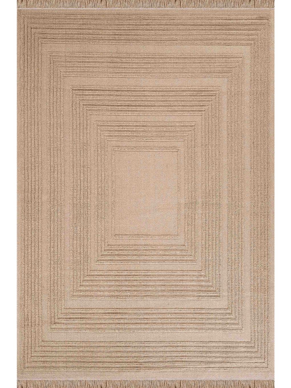 Natura 6662 %100 Doğal Jüt Kilim Bej Renkli Yumuşak Dokulu Kilim Modern Dokuma Kilim-200x290-4