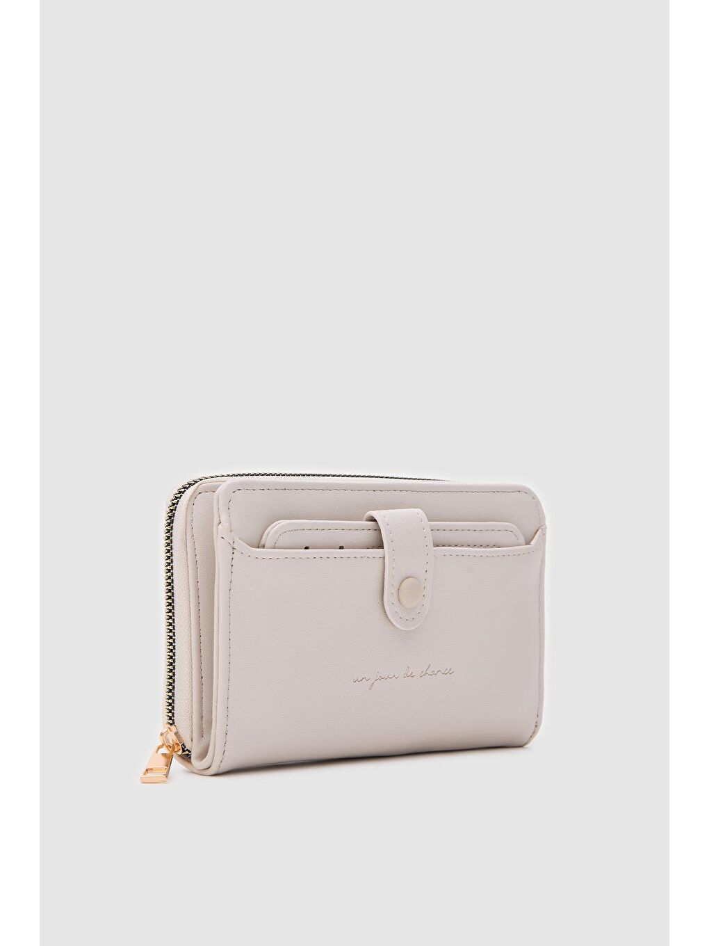 Ekru Angel Kartlıklı Cüzdan  Krem-2