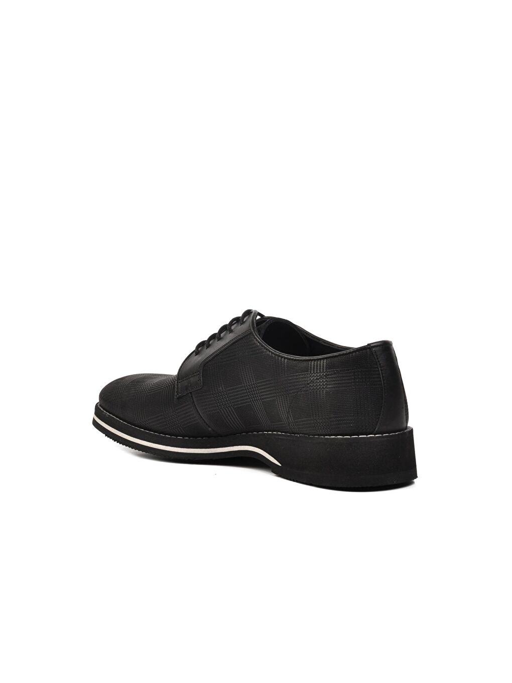 Siyah Hakiki Deri Erkek Klasik Ayakkabı 3119-3