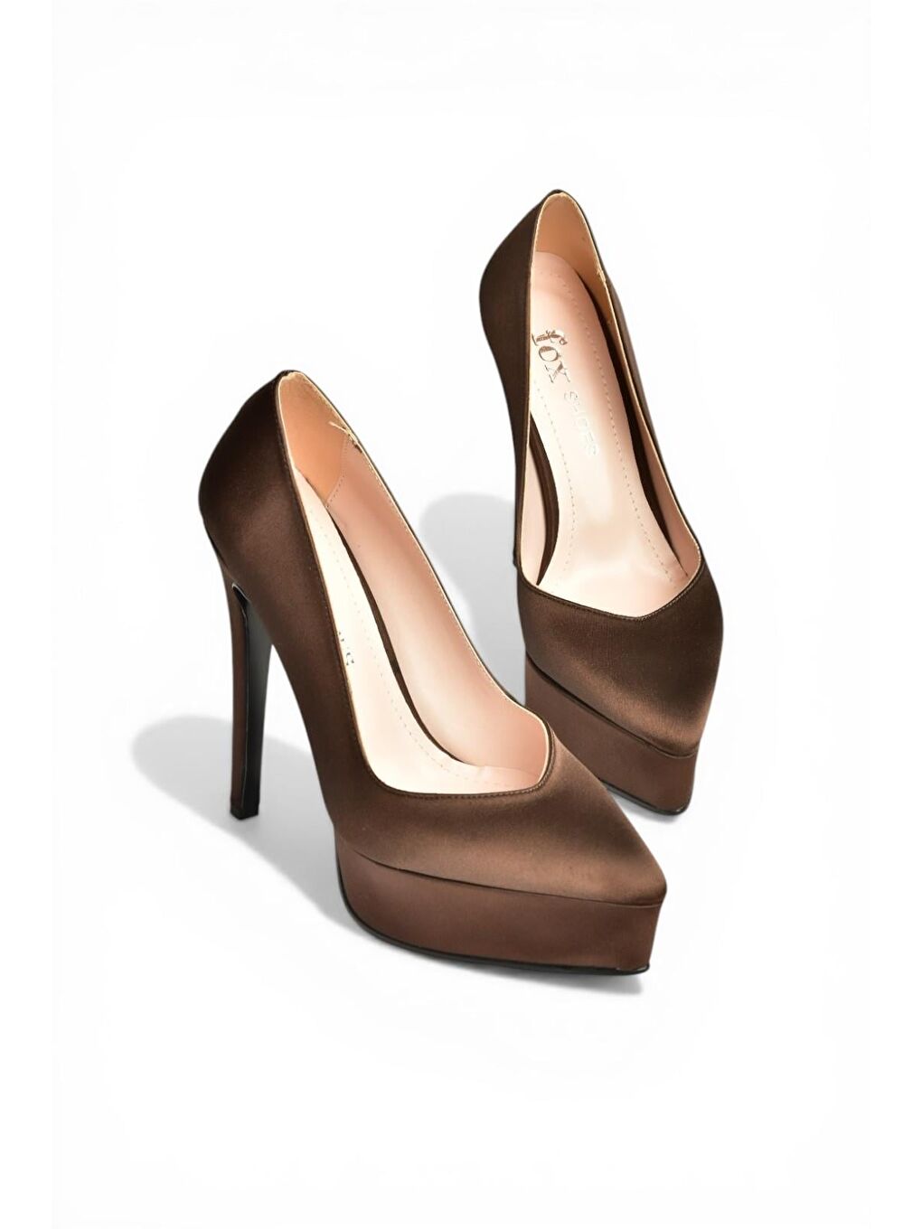 Kahverengi Kadın Topuklu Ayakkabı Y246221604-3