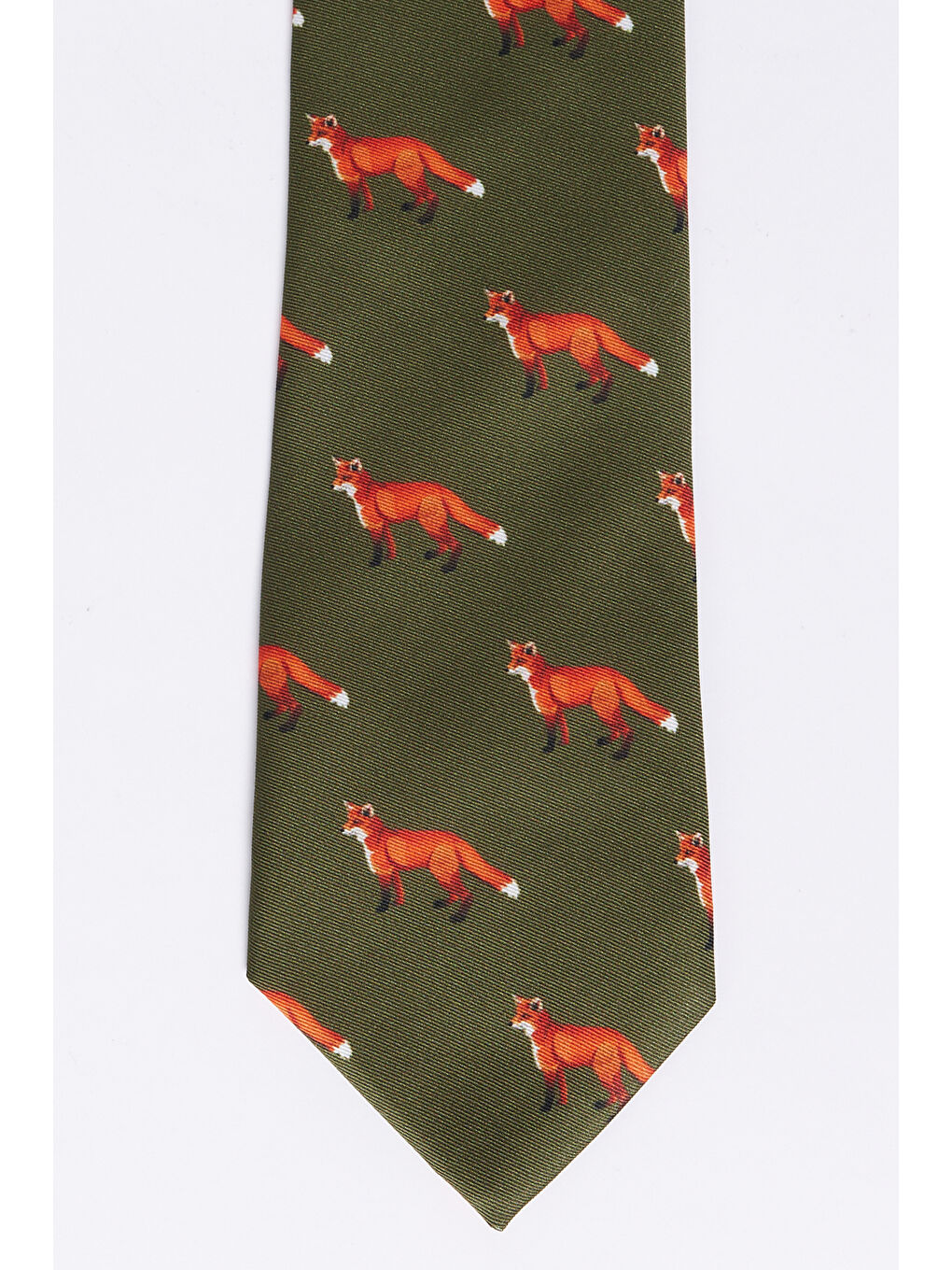 Erkek Haki Desenli Kravat-1
