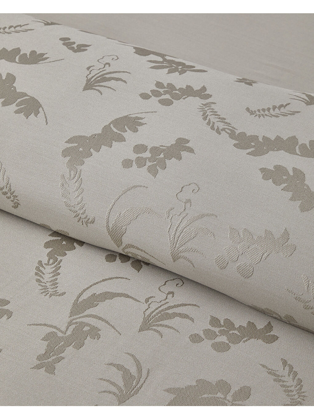 Glare Jakarlı King Size Nevresim Takımı 240x220 cm Bej-3