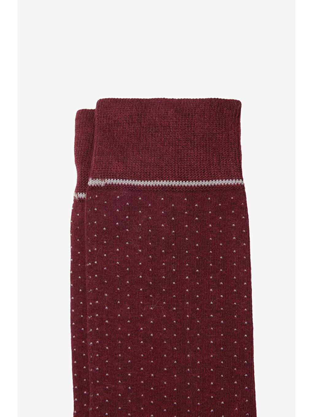 Erkek Bordo-Gri Desenli Bambulu Yılbaşı Temalı Yılbaşı Temalı Soket Çorap-2
