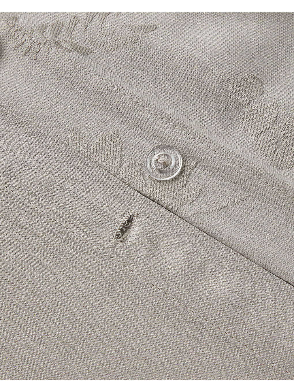 Glare Jakarlı King Size Nevresim Takımı 240x220 cm Bej-6