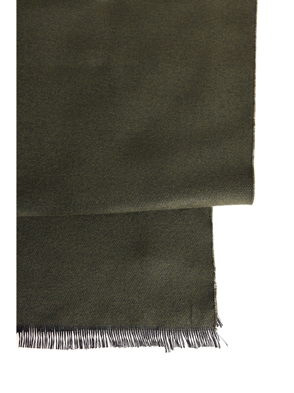 Erkek Haki Yumuşak Dokulu Sıcak Tutan Atkı-1