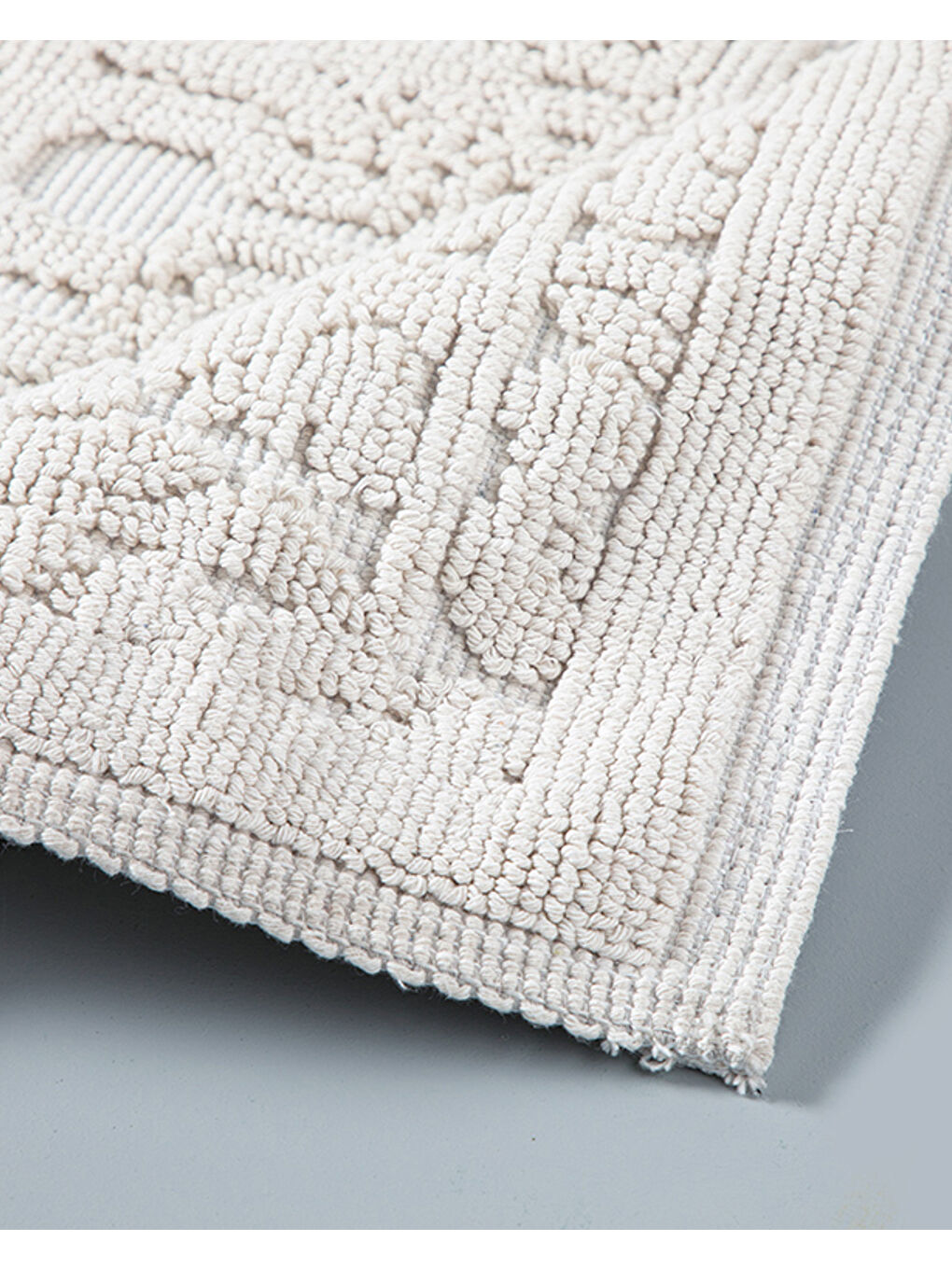 Seana Pamuklu Kilim Beyaz-2