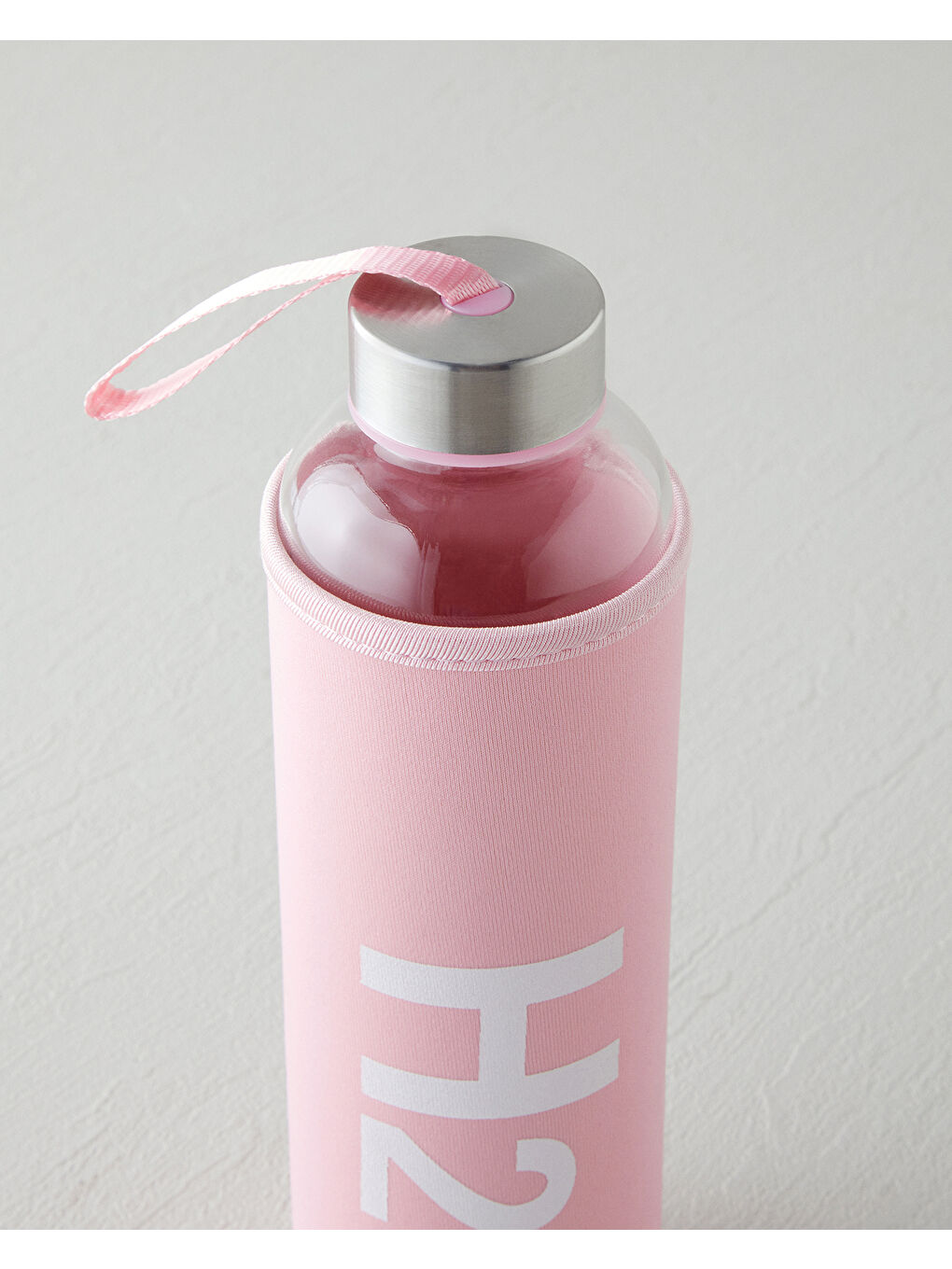 Refresh Bottle Cam Kılıflı Şişe 600 ml Pembe-2