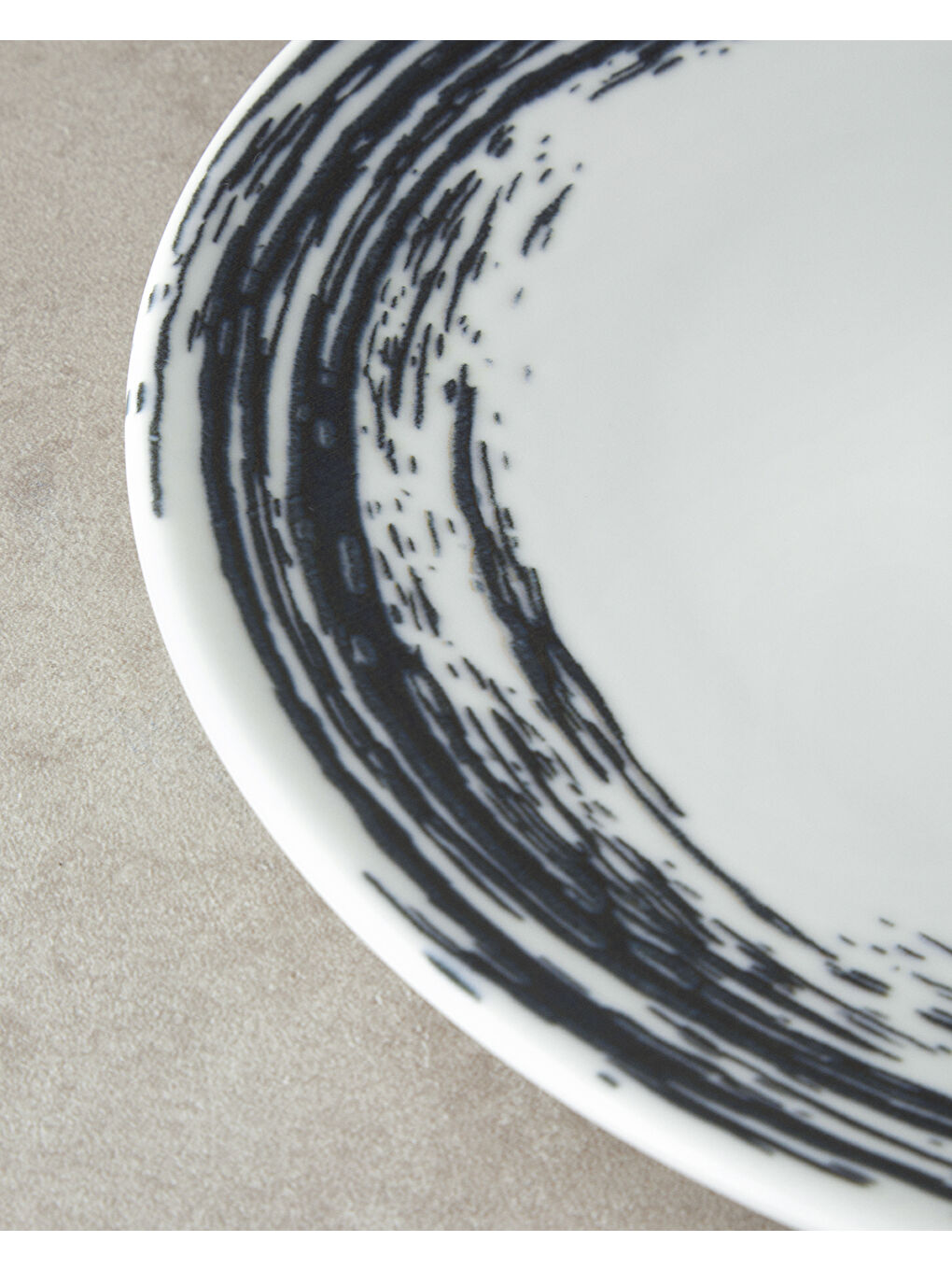 Cycle Porselen Servis Tabağı Siyah-2