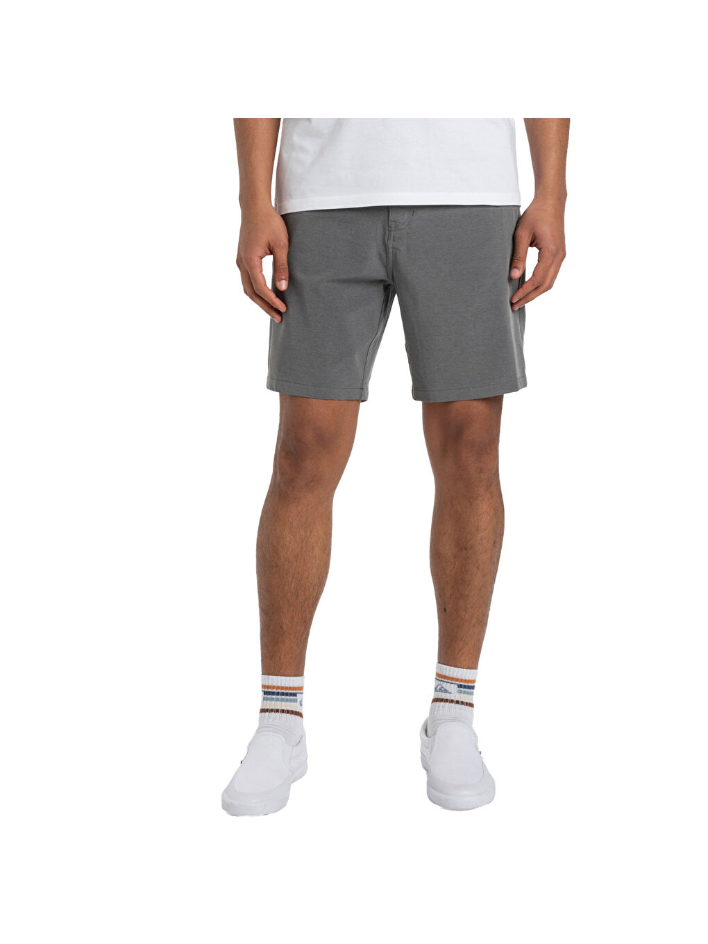 Gri Union Heather Amph 19 Erkek Siyah Walkshort