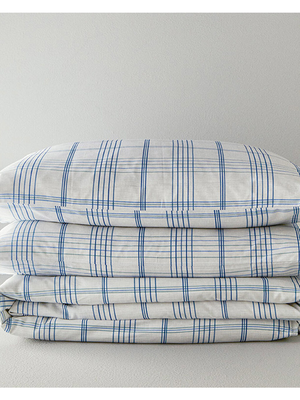 Balmoral Kolay Ütülenir Çift Kişilik Nevresim Seti Mavi-4