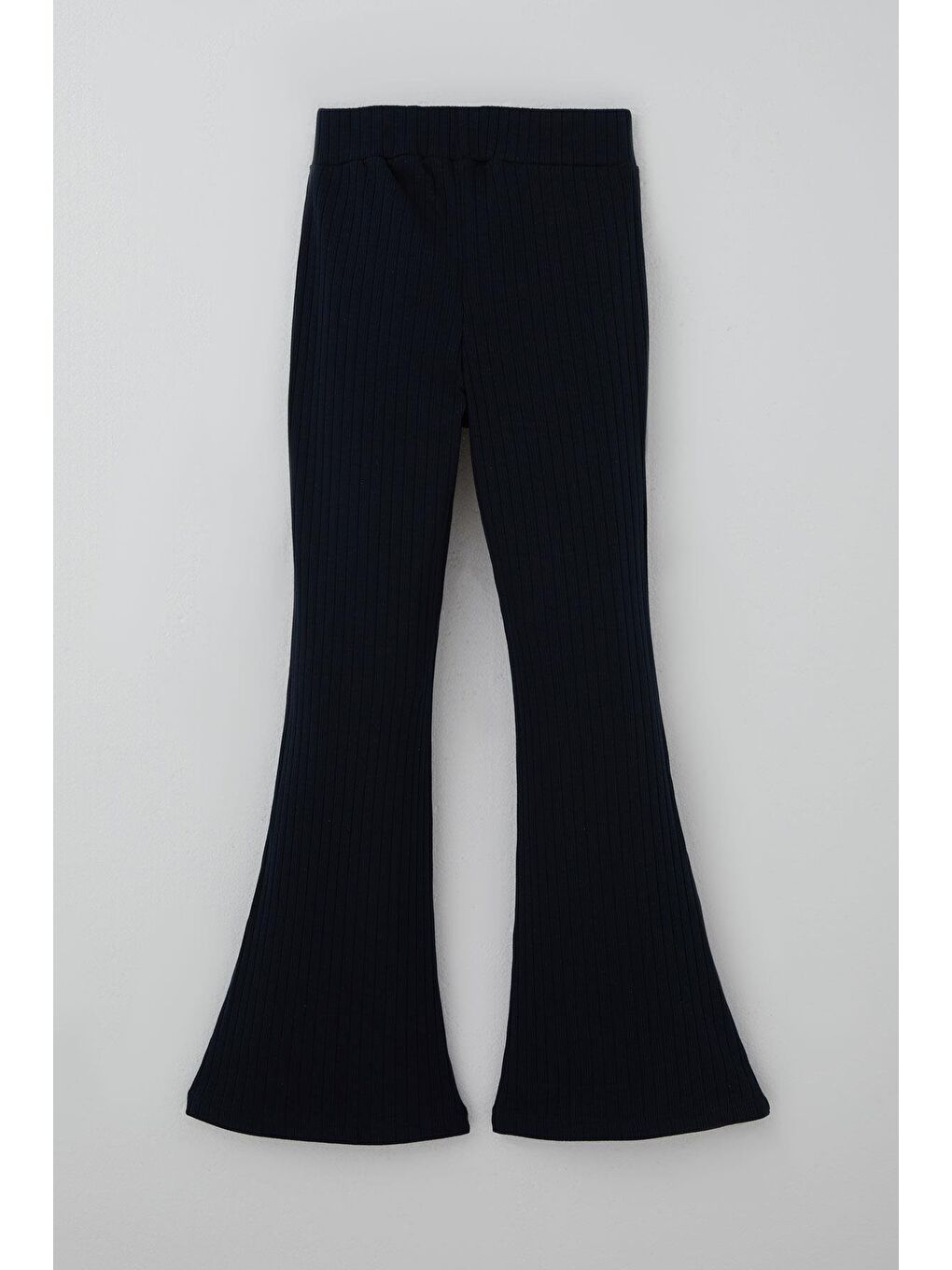 Kız Çocuk İspanyol Paça Tayt İncili Kelebek Arma Aksesuarlı Lacivert (8-14 Yaş)-1