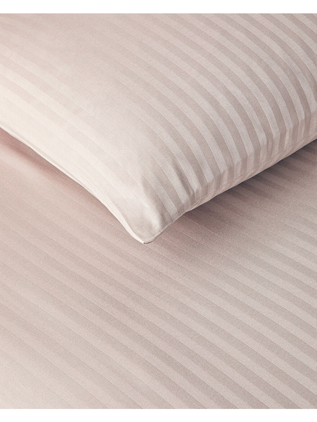 Crystal İpeksi Twill King Size Nevresim Takımı 240x220 cm Pembe-4