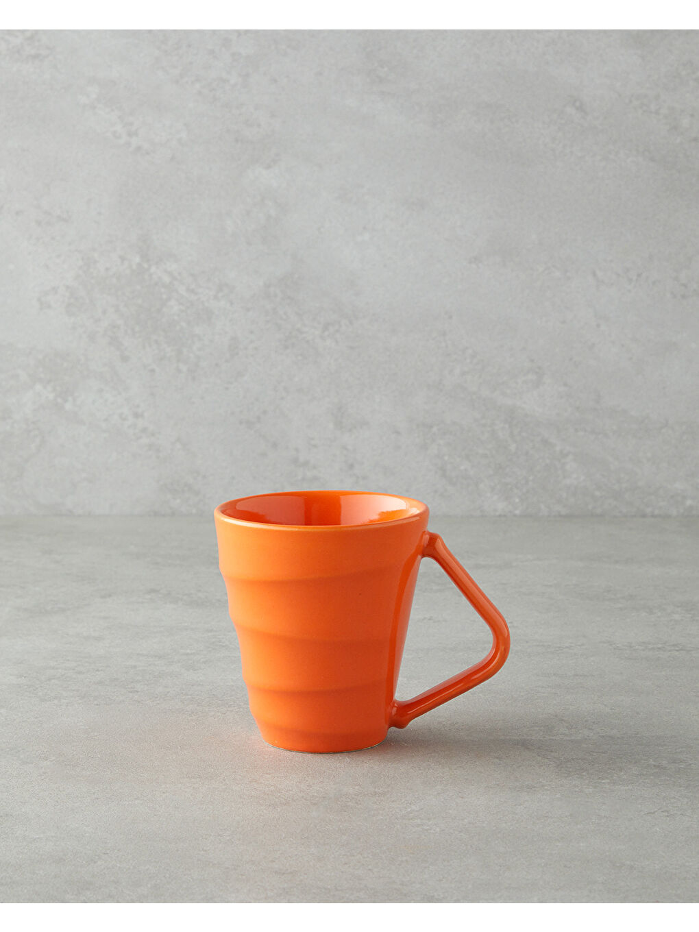 Twisty Seramik Kupa 255 ml Turuncu