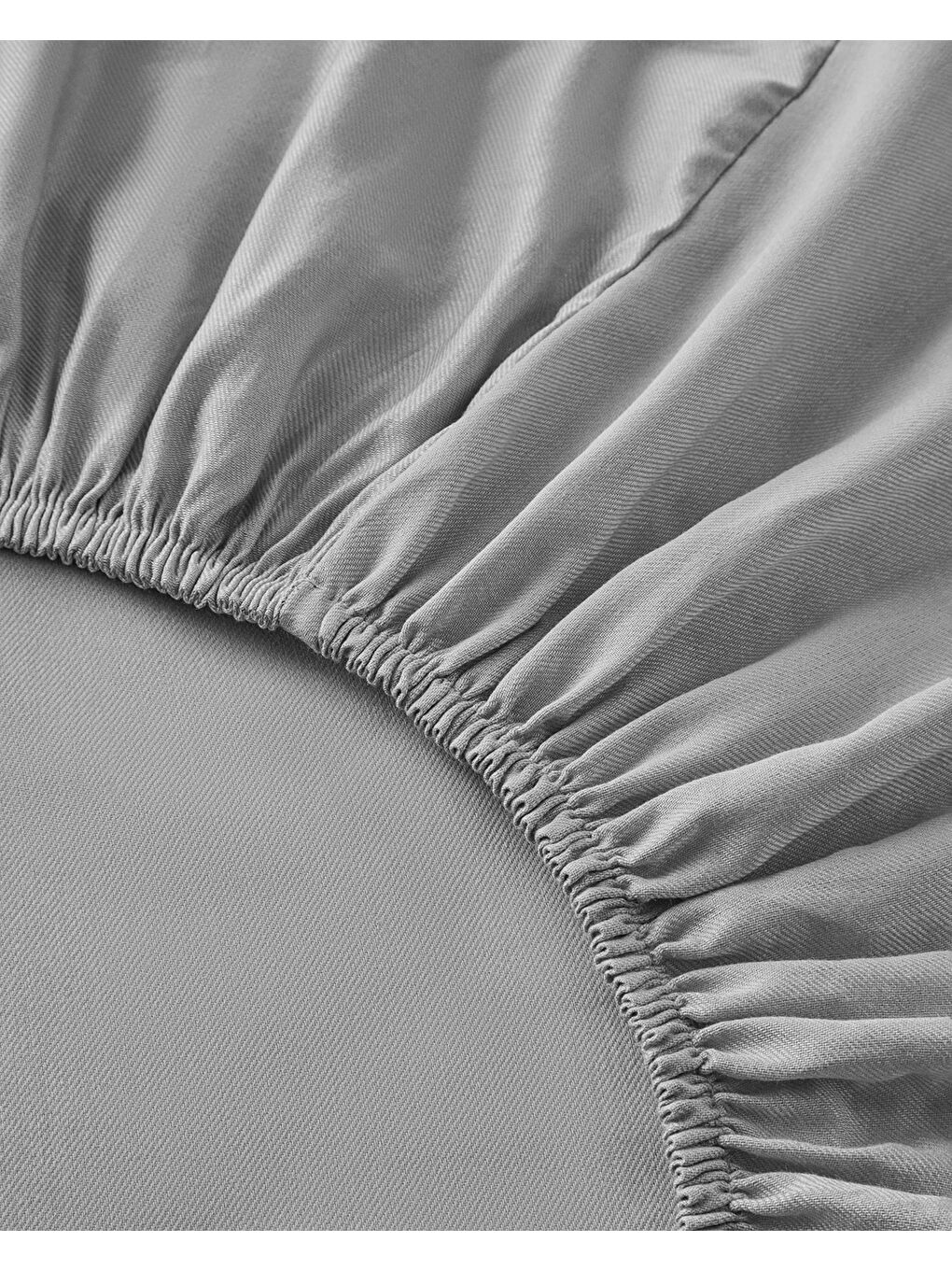 Crystal İpeksi Twill King Size Nevresim Takımı Gri-6