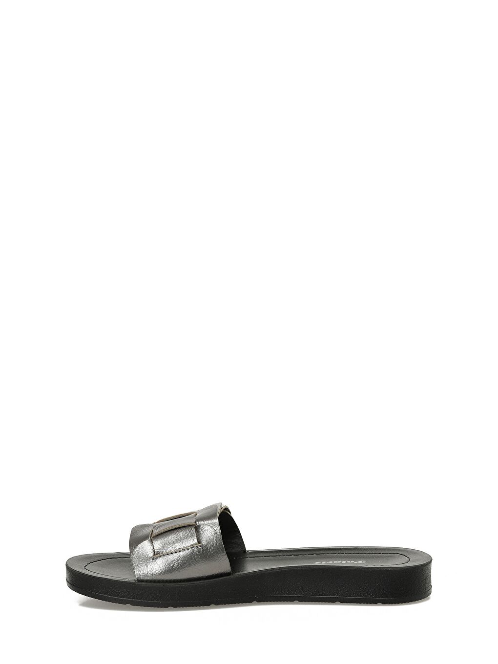 Gri 407080.Z5FX KURSUN Kadın Ev Terliği-2