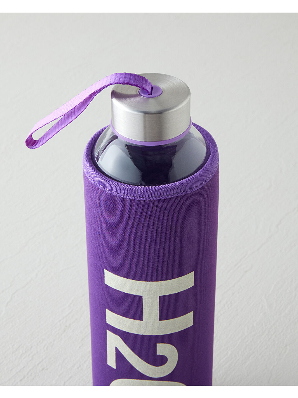 Refresh Bottle Cam Kılıflı Şişe 750 ml Mor-2