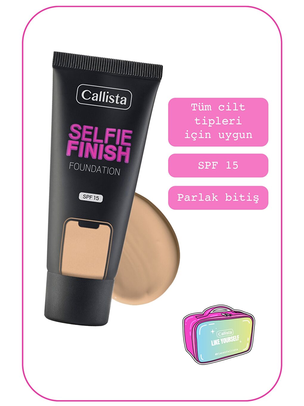 Selfie Finish Fondöten 132 Pembe Bej-1