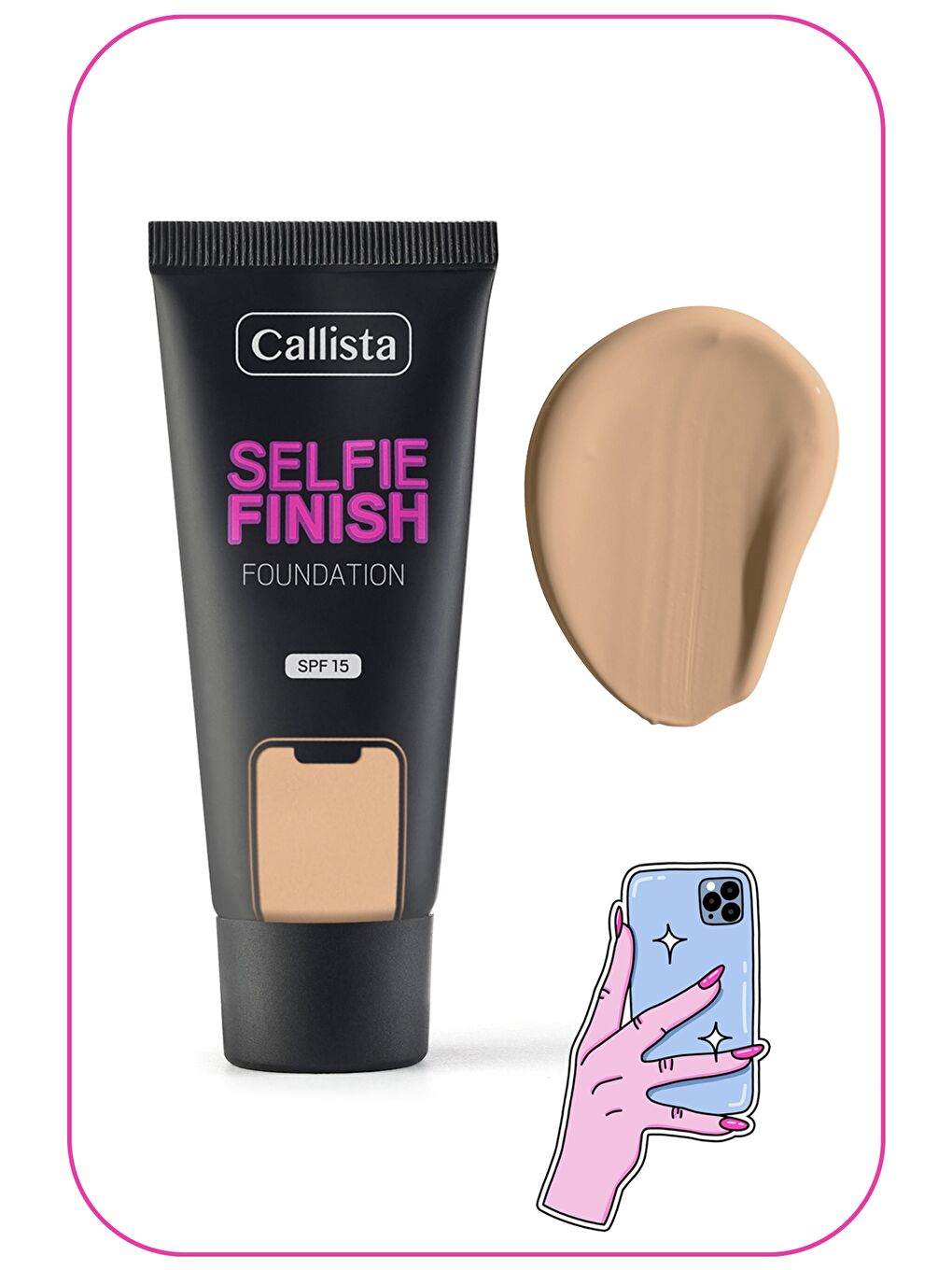 Selfie Finish Fondöten 132 Pembe Bej-3