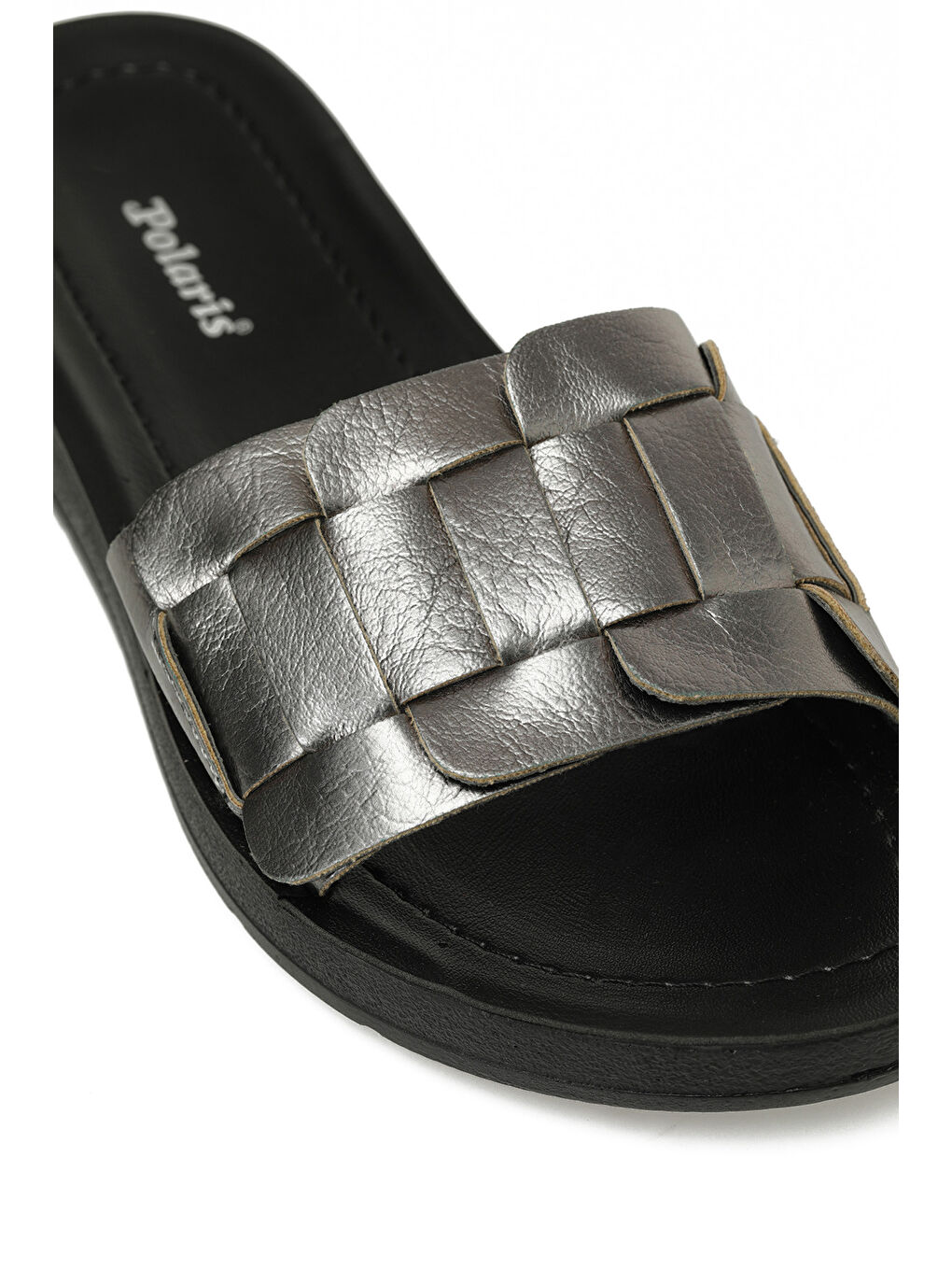 Gri 407080.Z5FX KURSUN Kadın Ev Terliği-6