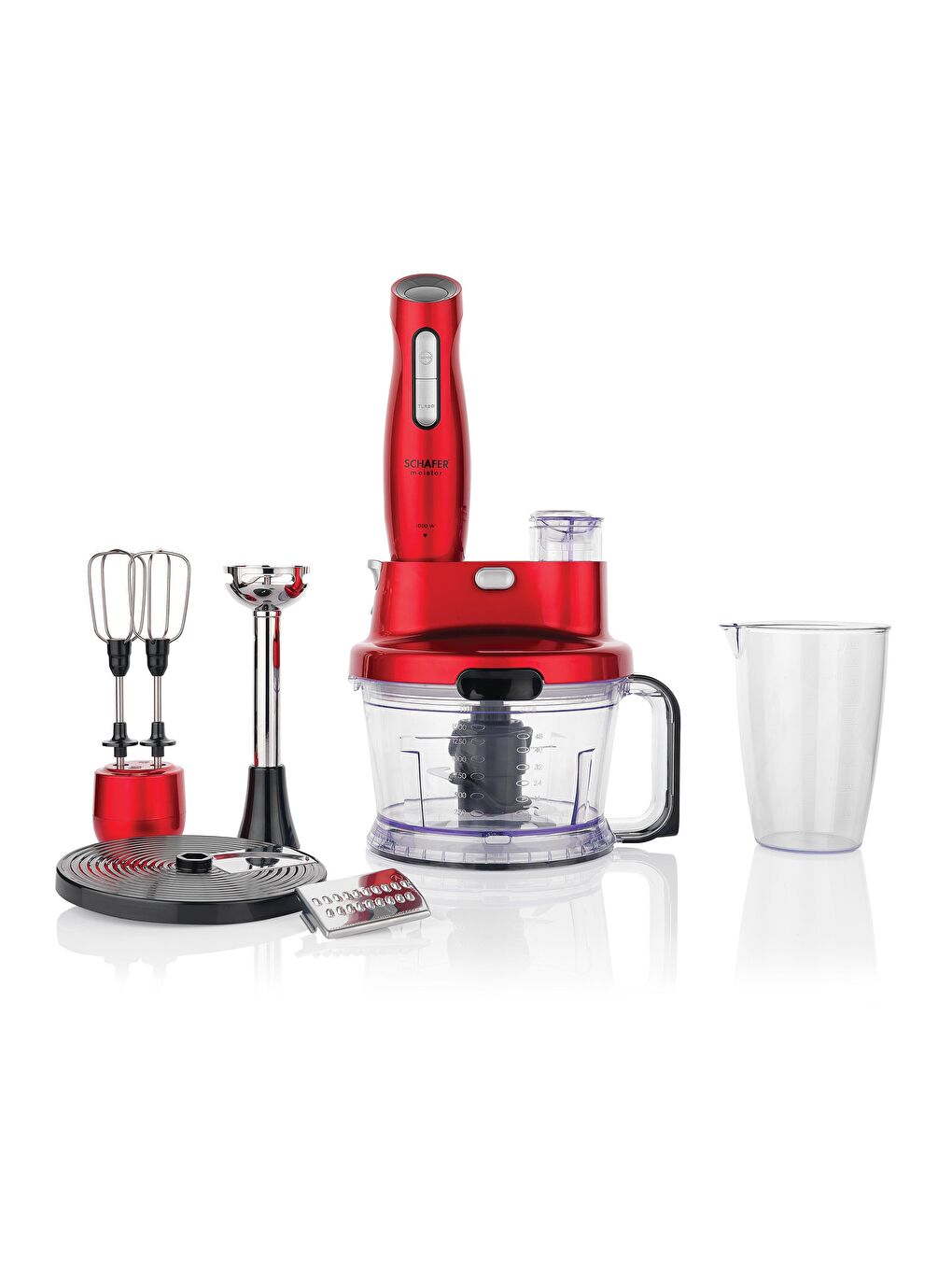 SCHAFER Kırmızı Meister Multi Blender Set-Kırmızı - 1