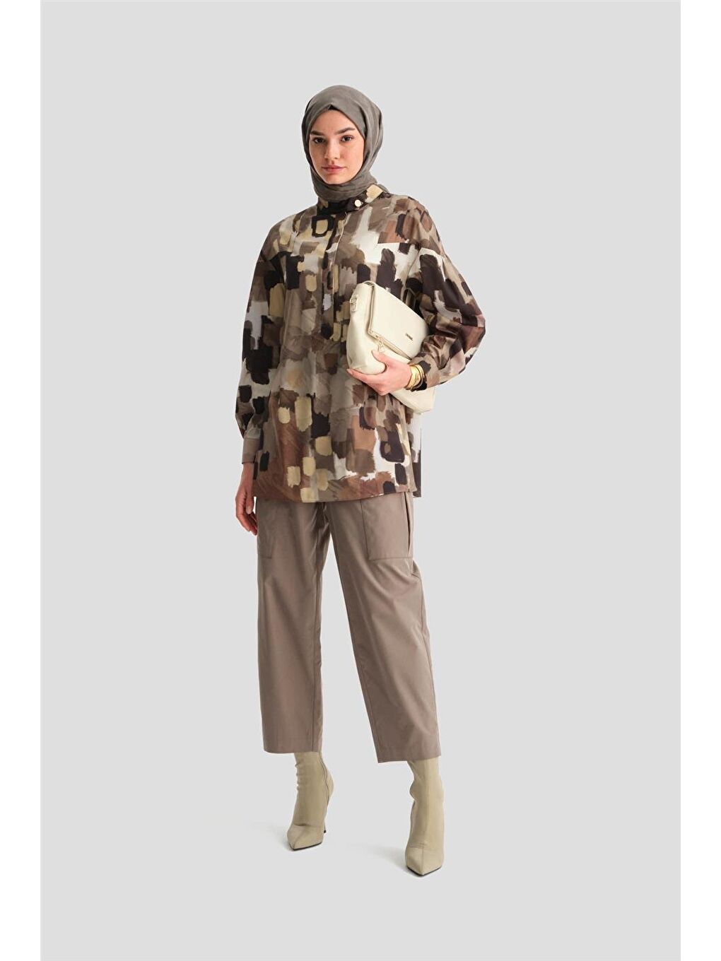 Robalı Bluz 24K3609 Yeşil-1