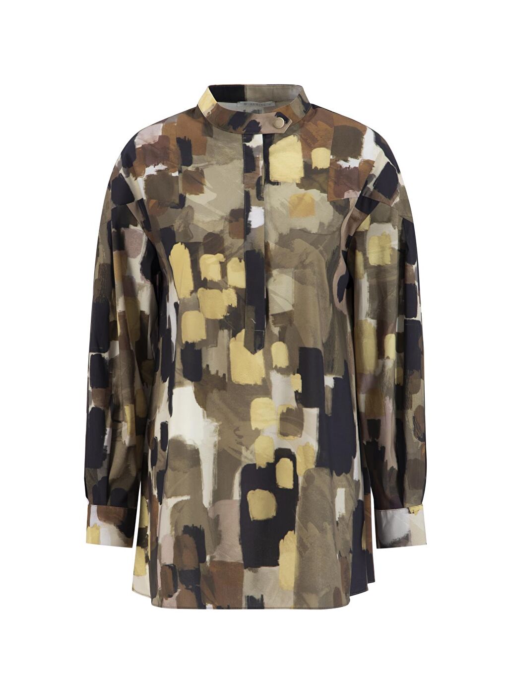 Robalı Bluz 24K3609 Yeşil-5